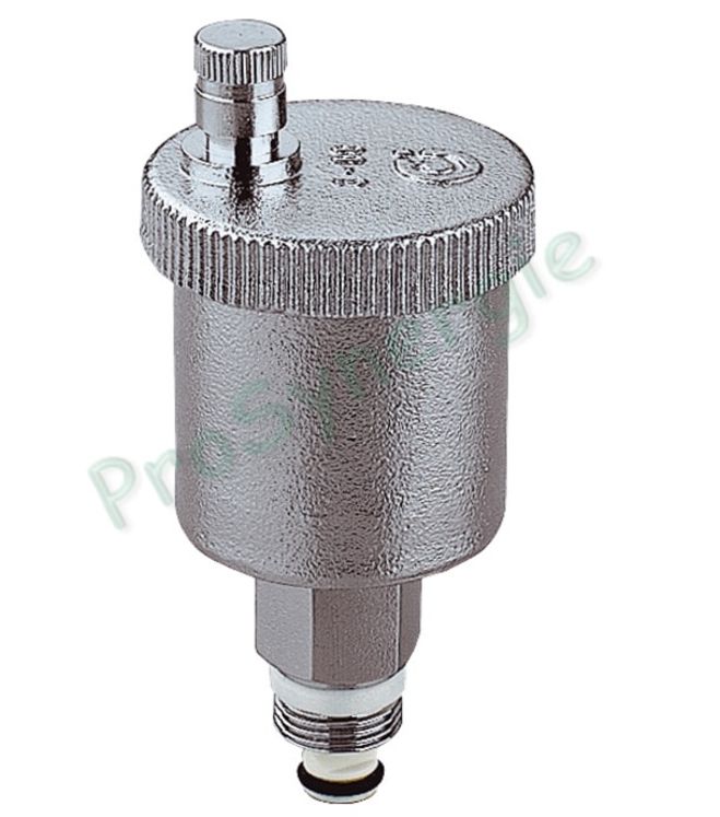 Purgeur automatique VENCAL Chromé avec clapet d´isolement - M Ø 3/8´´