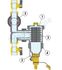 Pots de décantation magnétique Spécial PAC - Matériaux de synthèse - DIRTMAGPLUS - Ø 1´´