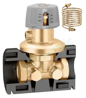 Régulateur pression différentielle (de 250 à 600 mBar) + capilaire & coque d´Isolation - Ø 1/2´´