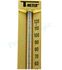 Thermomètre industriel Vertical à corps laiton Plongeur droit - 1/2´´ - Plage 0 à 120°C - Longueur échelle 200 mm - Longueur plongeur  63 mm