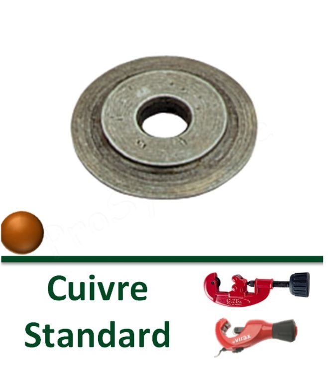 Molette cuivre pour coupe-tube Cuivre Mini 16, Mini 28, ZR32, ZR35, ZR42, C28, C54 - A l´unité