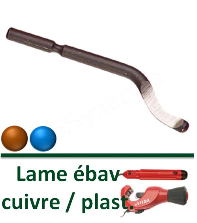 Lames ébavurage Cuivre, PVC, Multicouche, Composites (couleur noire) - Lot de 5