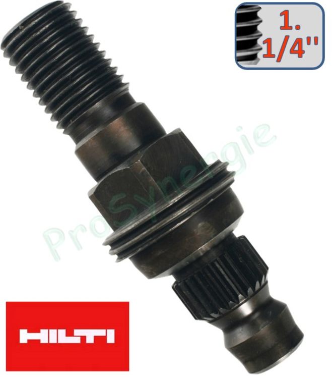 Adaptateur pour Carroteuse Hilti® DD160-DD250-DD400-DD750 SDS - Raccord Couronne en F 1/2´´ et M 1.1/4´´