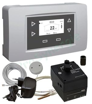 Centrale connecté Wifi pilotage radio (sans fil) Watts Vision avec écran  tactile couleur 4,3'' +carte SD - gestion multizone (50x thermostat / tête  / récepteur / prise / lumière)