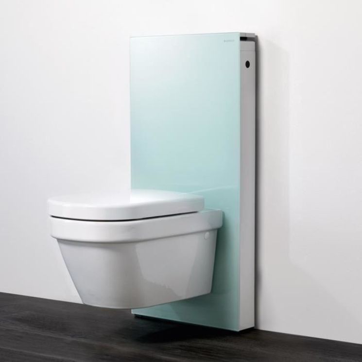 GEBERIT Panneau MONOLITH pour WC suspendu - Vert d'eau