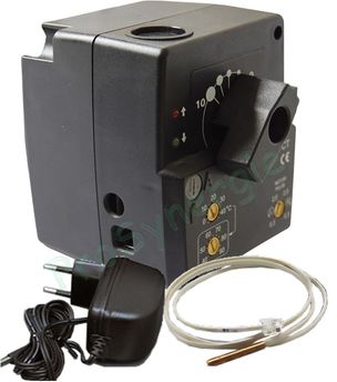 Moteur LK Automix CT pour vanne de mélange 3/4voies - Contrôle (Réhausse ou limitation) de la température 10 à 80°C à point fixe (plancher chauffant ou chaudière bois)