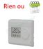 Thermostat d´ambiance numérique radio ou filaire +5 à +30°C (2 piles LR6 1.5V) option programme hebdomadaire (confort / réduit) - contact inverseur 230V 5(2)A IP30