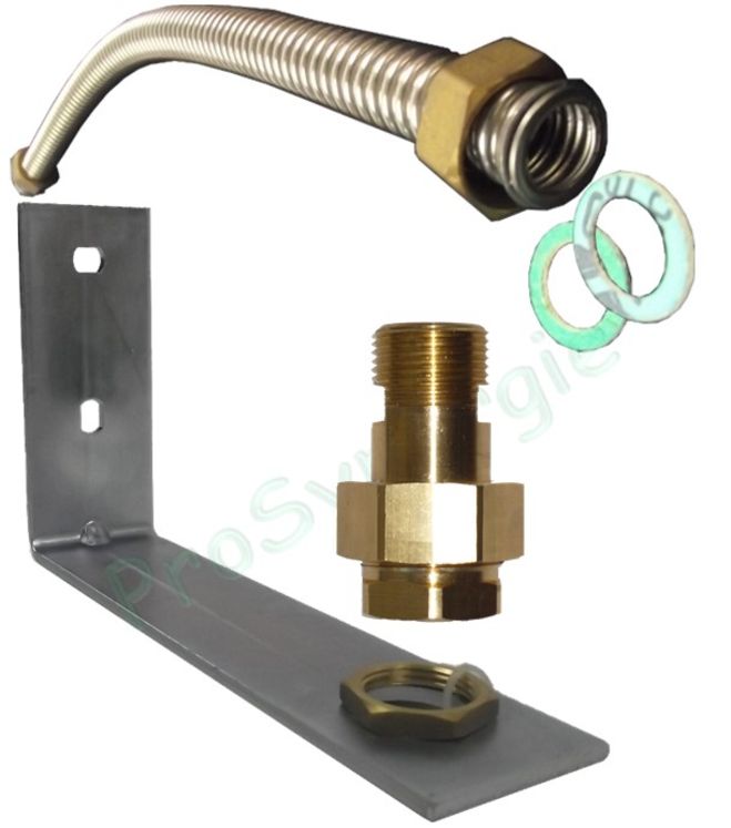 Kit de supportage pour vase solaire jusqu’à 25 litres avec flexible de 50cm et raccord rapide