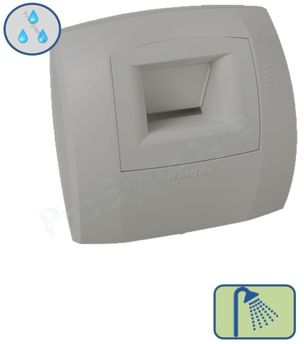 B33 - Bouche Bain Bahia Curve S hygroréglable - Débit 10-50m³/h - Hygrométrie 30-70% - Sans Fût