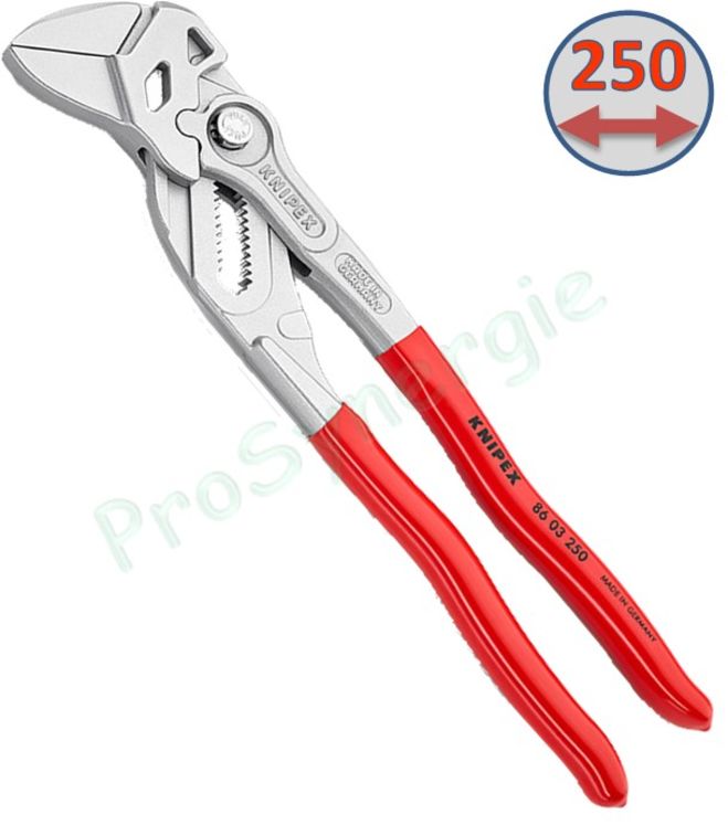 Pince clé Knipex - 250 mm - Capacité 46mm (1.3/4´´)