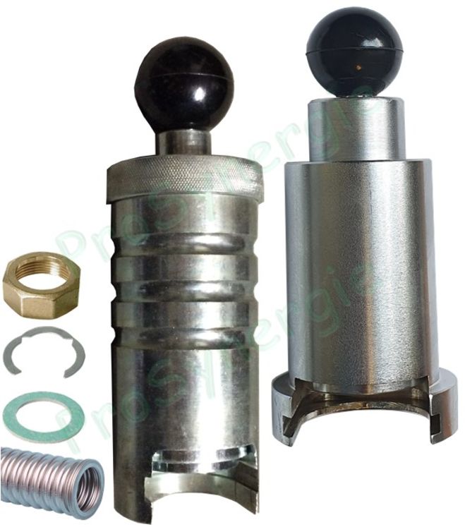 Outil à frapper (sans matrice) pour collet de tubes annelés inox Ø DN12 à 32 - (écrou 1/2´´ à 1´´1/2)