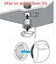 Bouche Autoréglable Bap´SI double débit - Electrique - Raccordement sans Fût - Double débit 20/75 ou 30-90m³/h (réglable) - Avec Poussoir (non fournis)