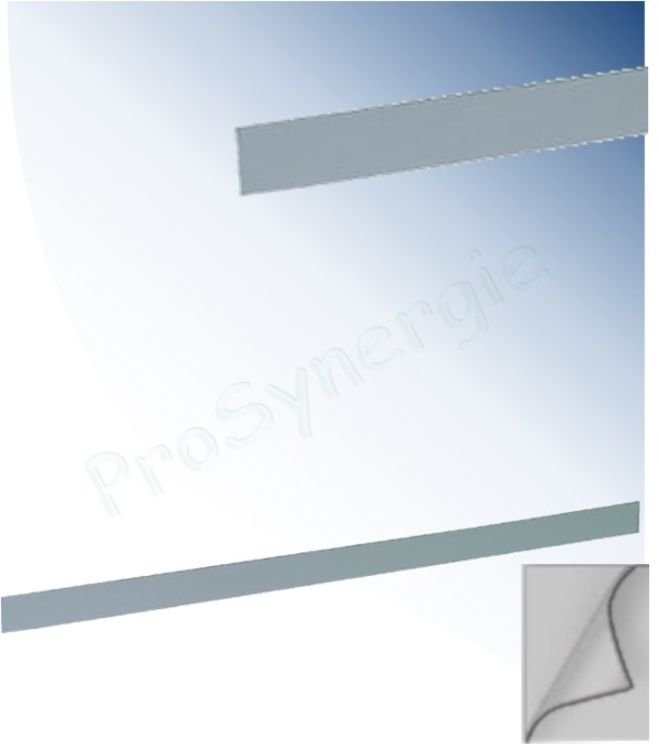 Obturateur adhésif (autocollant) PVC Blanc LxHxEp = 400x20x1mm (recouvrement des fentes d´entrée d´air dans les huisseries