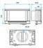 Entrée d´air murale - EHT Débit fixe 47 m³/h