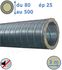 Gaine de 3m Semi-Rigide Aluminium M0 - Isolée ép 25 mm (Option Insonorisé) - Chauffage - Ventilation et conduit d´air