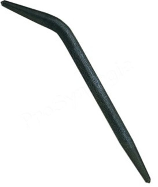 Broche de plombier en acier phosphaté coudé à 40° (pour déformer l'extrémité des tuyaux en plomb)