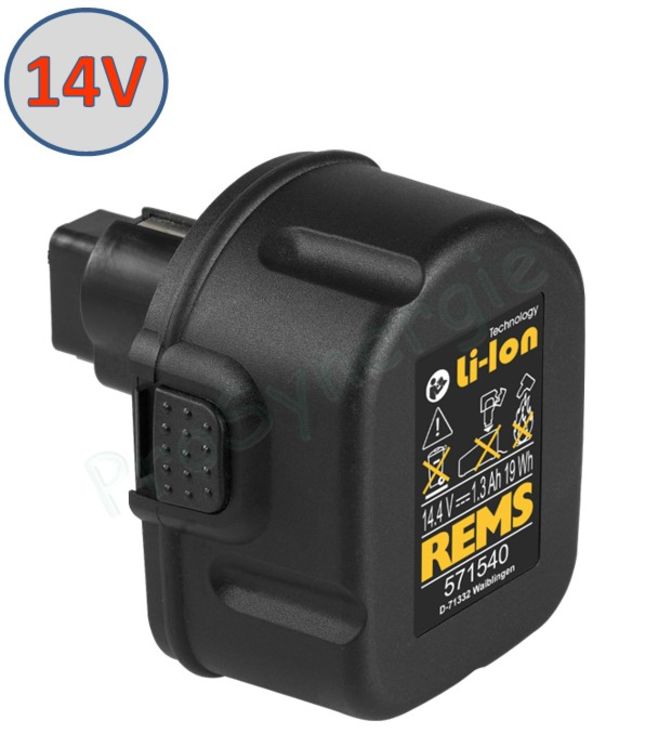 Batterie 14 V Rems - Accu 14,4 V - 1,65 Ah