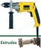Moteur réversible 230V - 550 W - 0 à 850 tr/min pour piquage Extrudax