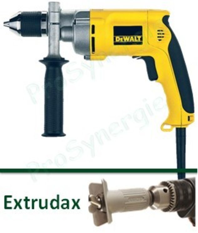 Moteur réversible 230V - 550 W - 0 à 850 tr/min pour piquage Extrudax