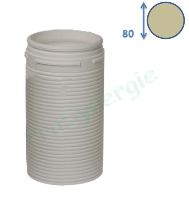 Rallonge 15 cm circulaire Ø 80 mm pour bouche - Ventilation (VMC)