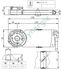 Servomoteurs pour clapet et registre CM230L 230V (AC) - Tout ou Rien commande 3 points (fil) - 2Nm (section <0.4m² ou Ø200)