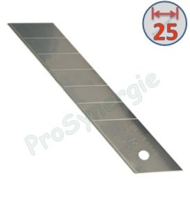 lot de 5 lames de cutter 25 mm