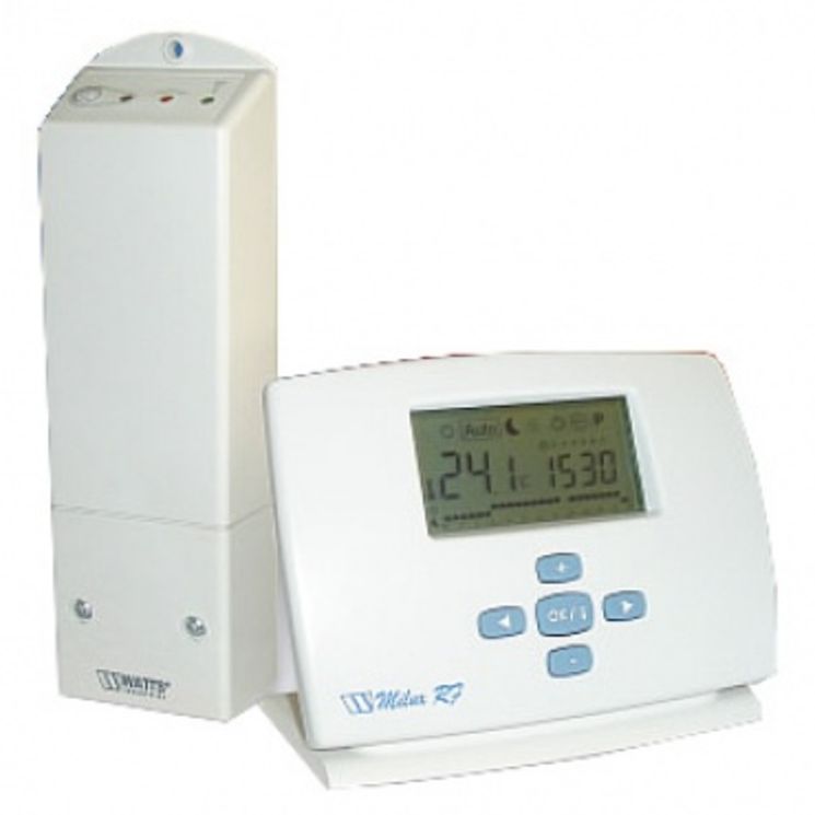 Thermostat Milux programmable hebdomadaire digital Radio (433 MHz) écran LCD