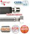 Flexible chauffage EPDM/Inox Mâle - Femelle Ecrou - Longueur 30 à 150cm - option Isolé 13/19/32mm