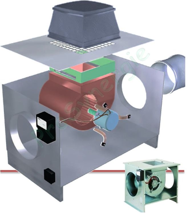 Condensateur 4 µF pour caisson Aldes