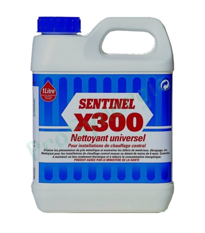 X300 - Nettoyant universel chauffage central - Bidon de  1 litre