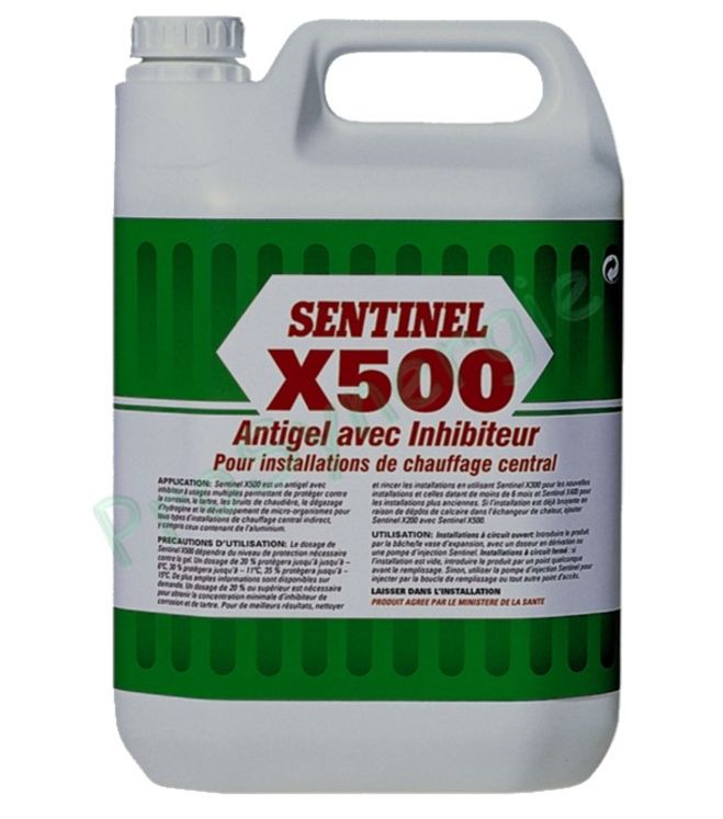 X500 - Antigel avec Inhibiteur chauffage central - Bidon de 20 litres