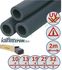 Manchon Isolant Kaiflex EPDM+ (haute T°) Longueur 2m Epaiseur 10mm - pour tuyau Øint. 10mm (220m ou 110pce/carton)