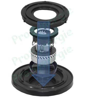 Supports moteurs aspirateur ramonage Neso
