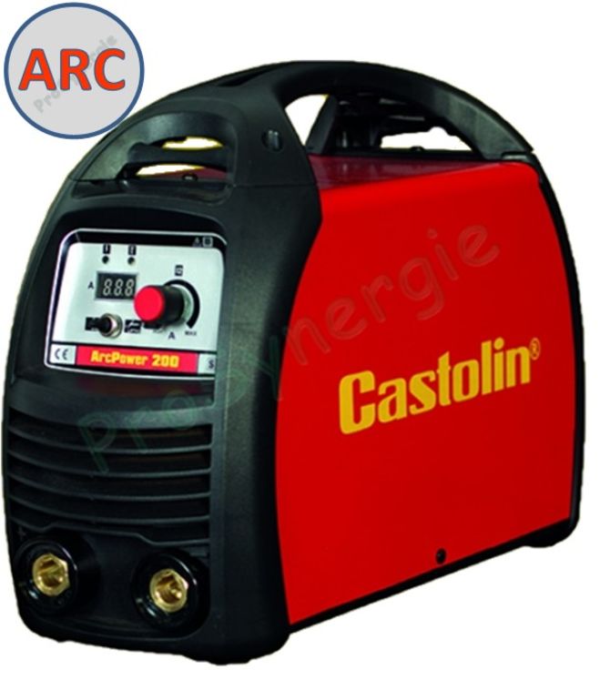 Poste à souder électrique à l´arc - Castolin ArcPower 200 - Courant 20 à 200 A - Alim 230V