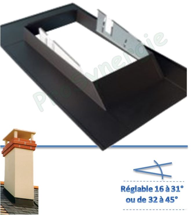 Plaque d´étanchéité Polyten30  pour toit ardoise - Pente de toit de 16 à 31°