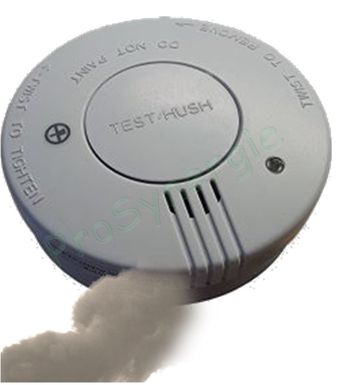 SHD Détecteur de fumée avec batterie 9V testé selon les normes DIN EN14604 et NF Paquet de 4 