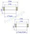 Raccord d´adaptation ´´simple/double´´ Inox 316 pour conduit de fumée Isolé Duoten Øint/ext 200/250mm raccord Mâle Ø 180mm (tuyau simple émail)