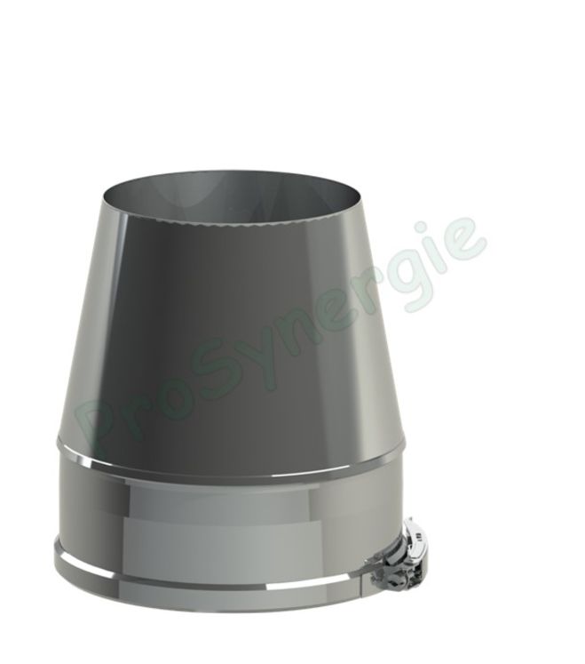 Mitron de finition Inox 316 pour tuyau de fumée Isolé Duoten ou Opsinox - Øint de 130 à 300 mm