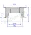 Chapeau Varinox (effet venturi) + grillage anti volatile Inox 316 pour tuyau de fumée Isolé Duoten ou Opsinox - Øint. de 130 à 300 mm