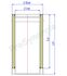 Tuyau Longueur 0,25 mètre (200 mm utile) Isolé Duoten Int./Ext. = Inox 316 / 304 - Øint/ext 250/300 mm