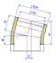 Coude à 15° conduit de fumée Isolé Duoten