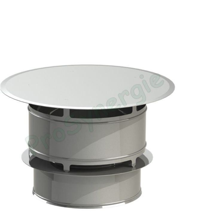 Chapeau anti-vent Inox 316 pour tuyau Isolé Opsinox- Øint/ext 300/350mm