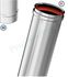 Tuyau fumisterie longueur 1 mètre / 50 ou 25 cm Rigidten Inox 316 Pro (4/10ème) ''condensation'' avec joint - Ø 80 à 200 mm