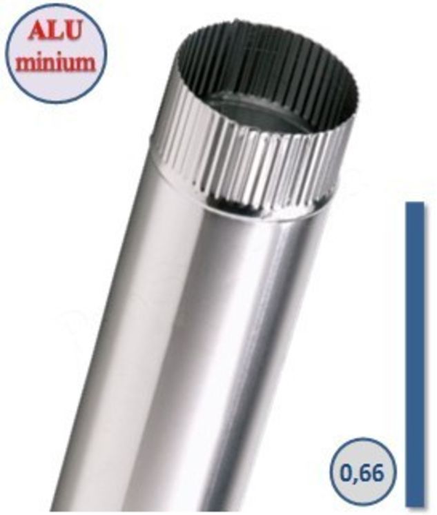 Tuyau Aluminium - L = 66 cm - Ø 111 mm