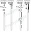 Jeux transformation tube Øint./ext. = 6.3 / 9mm longueur jusqu´à 3 mètre aspiration flottante pour ´´Flexo-Bloc´´