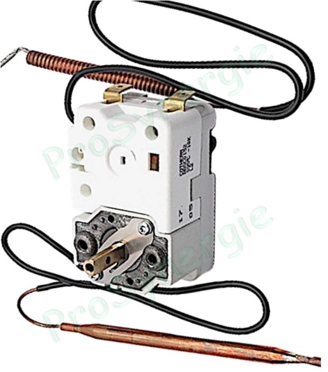 Thermostat BBSC0122 Cotherm à bulbes déportés 30-70°C + sécurité à 95°C monophasé 230V 20A