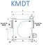 Caisson KMDT Extraction / Insufflation débit jusqu´à 1 200m3/h interrupteur proximité (Opt° isolation M0 25mm, dépressostat...)