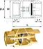 Clapet anti retour laiton toutes positions Obturateur double guidages Laiton / Inox (compatible fioul) - racc. Femelle taraudé BSP - PN25