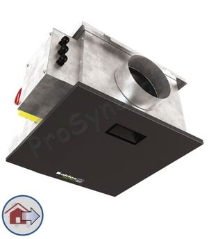 Caisson de Ventilation EasyVEC® Compact - Débit de  1000m³h - Standard - Taille 532x532x354 mm - Isolé  (avec IP) - Ø racc 250mm