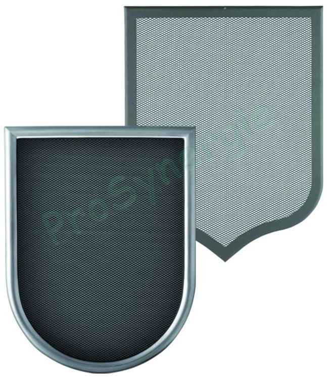 Grille écusson (Blason) pour diffusion d´air - trappe de visite - avec pré-cadre
